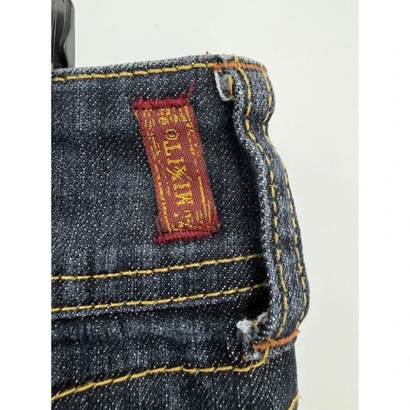 Mix It Women's Dark WashJeans Stretch‎ Mid Rise Size 6 Petite - Picture 4 of 9